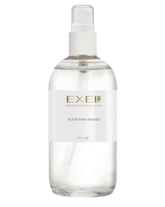 ACEITE PARA MASAJES 250ml con válvula - Exel Uruguay