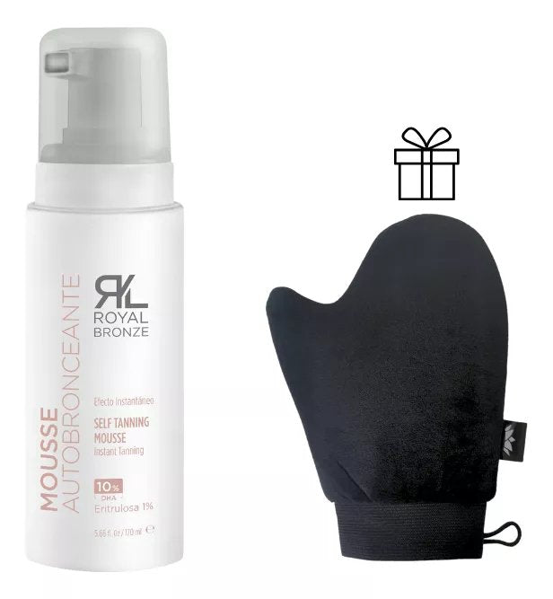 Autobronceante Mousse con Guia de Color 170 ml + Guante Aplicador De REGALO - Exel Uruguay