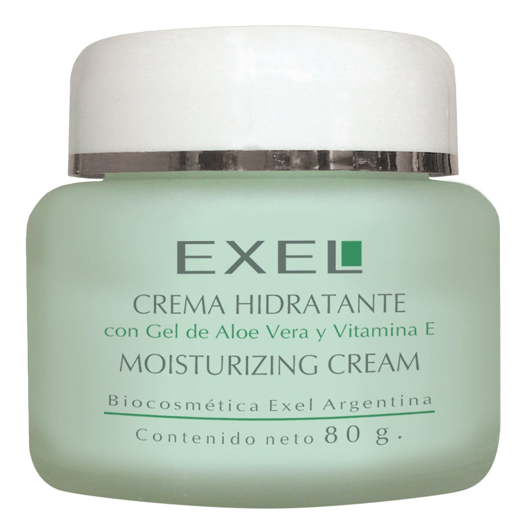 Crema hidratante con gel de Aloe Vera y Vitamina E - Exel Uruguay