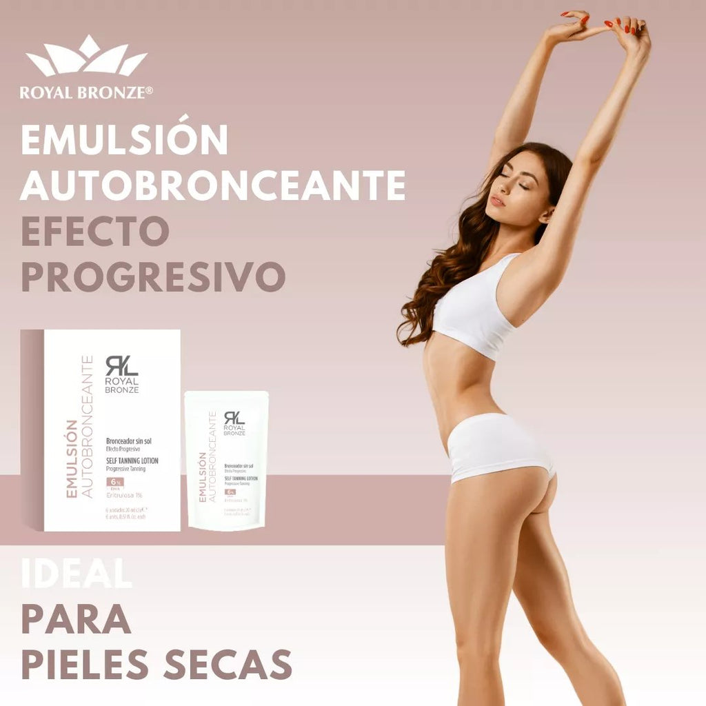 Emulsión Autobronceante 6% Dha - Exel Uruguay