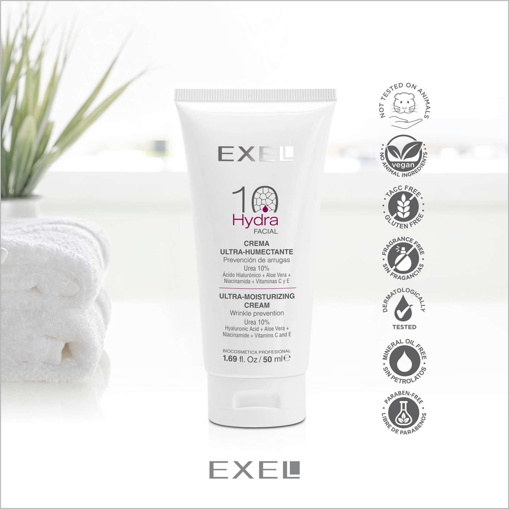 HYDRA 10 facial crema ultra humectante - Exel Uruguay