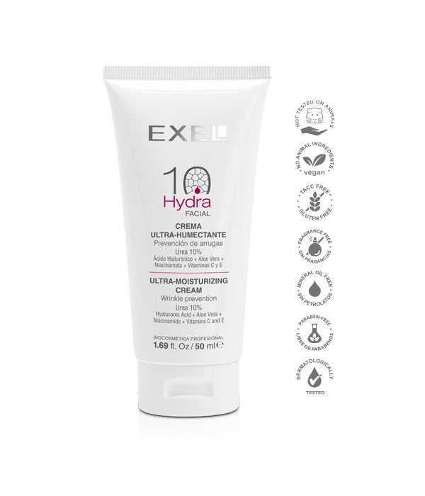 HYDRA 10 facial crema ultra humectante - Exel Uruguay