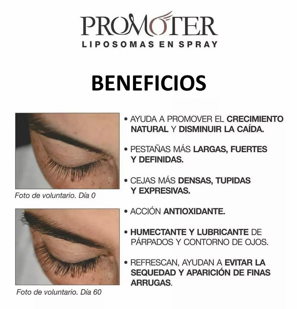 Promoter 2 Unidades Crecimiento Natural Pestañas Cejas - Exel Uruguay